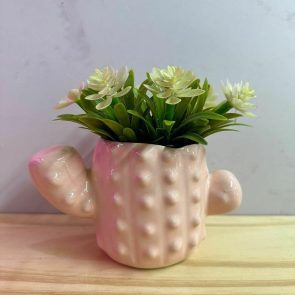 Cactus de cerámica