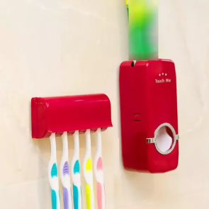 Dispenser de pasta dental + Porta cepillos de dientes