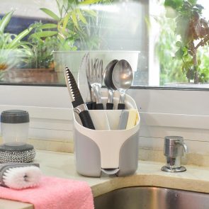 Escurridor de cocina con divisiones