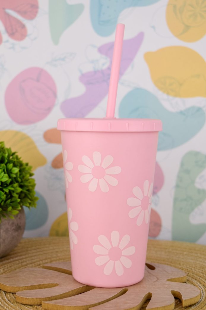Vaso con tapa y sorbete - Imagen 2