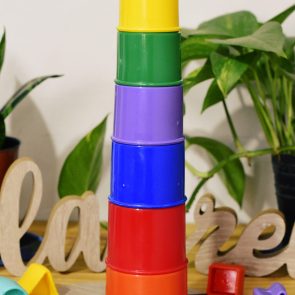 Torre de encastre con números